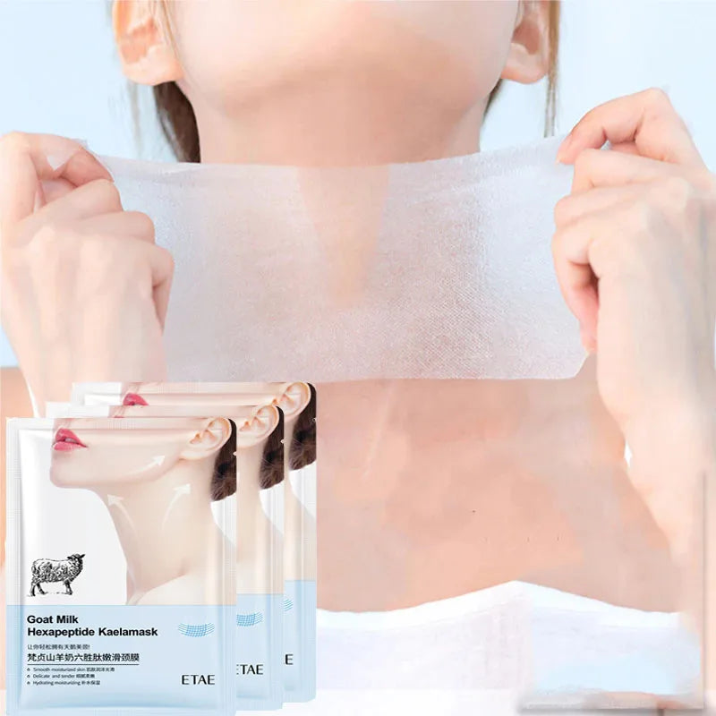 Goat Milk & Peptide Neck Firming Mask – 5 Pack