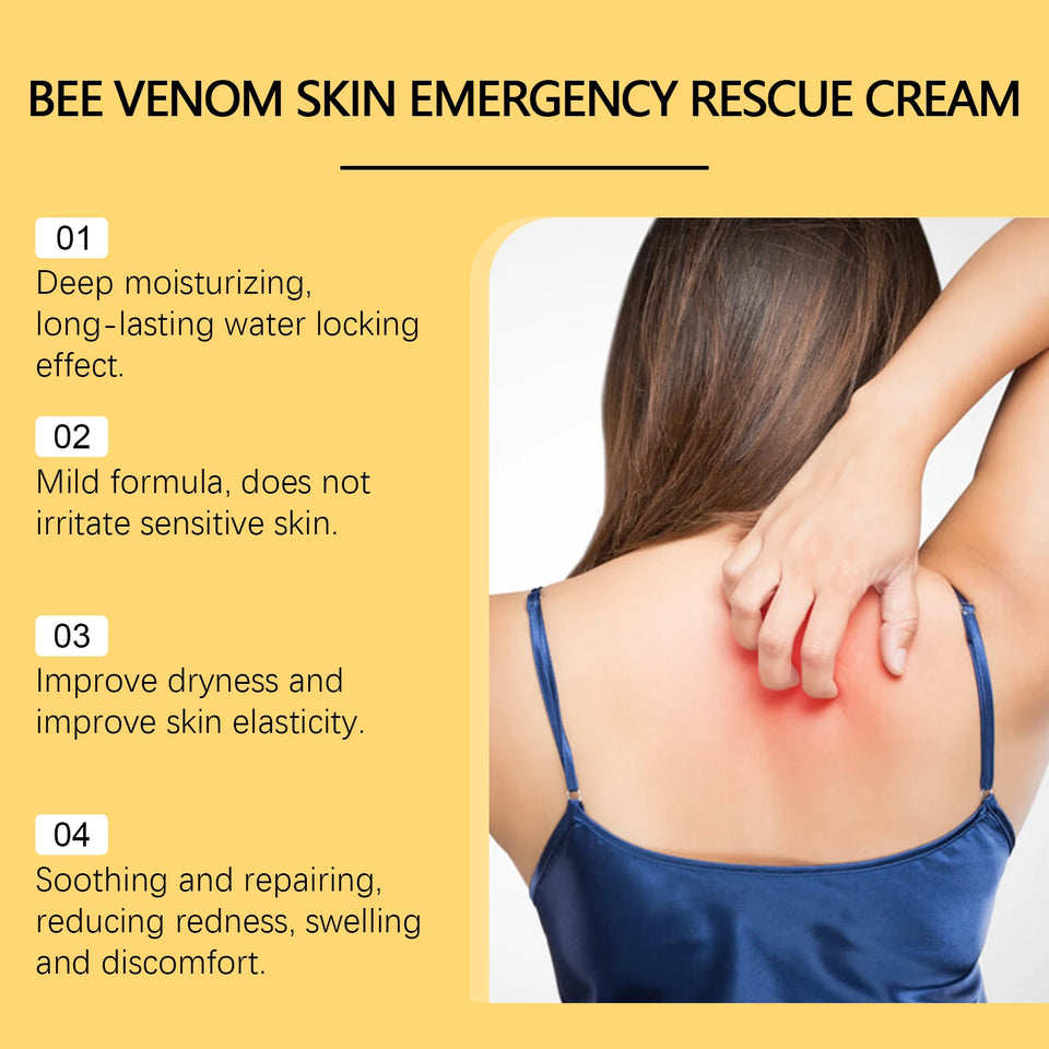 Bee Venom Moisturizing & Repair Cream – Hydrate, Soothe, Nourish (60g)