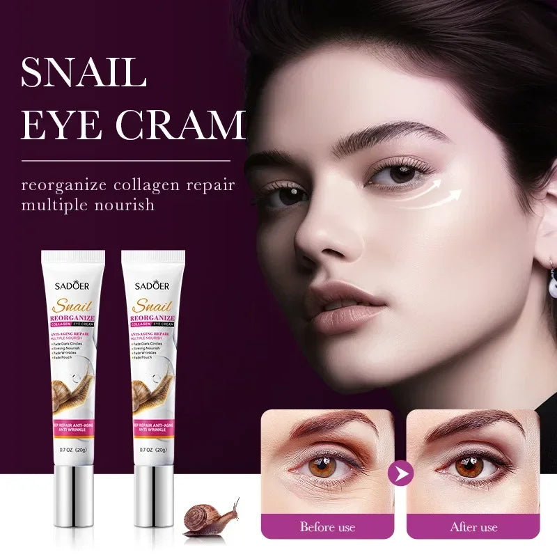 Snail Collagen Eye Cream – Anti-Aging & Moisturizing (20g)