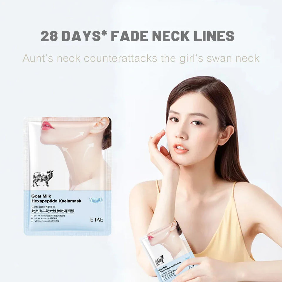 Goat Milk & Peptide Neck Firming Mask – 5 Pack