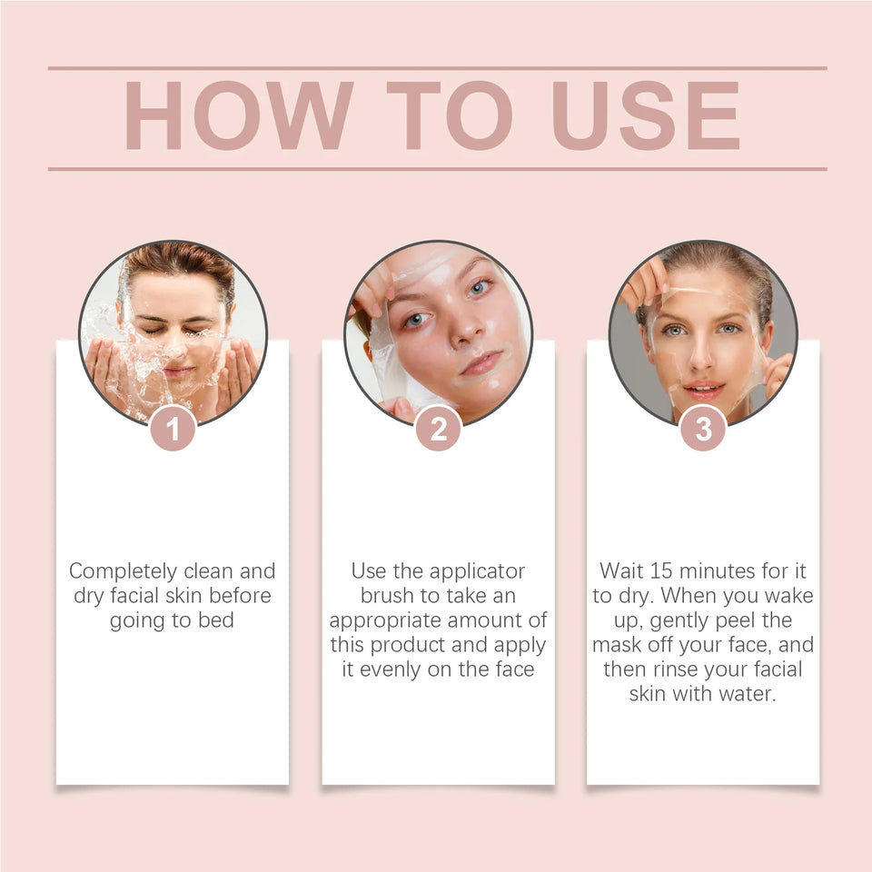 Collagen Peel-Off Mask – Deep Hydration & Pore Cleansing