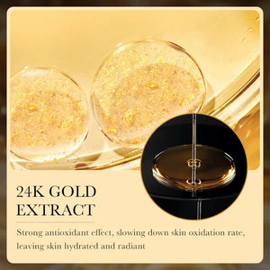 24K Gold Hyaluronic Acid Facial Mask – 10-Pack