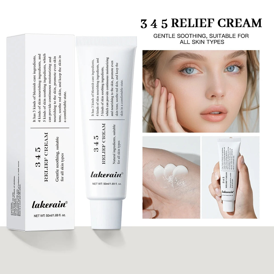 345 Relief Cream – Acne, Freckle & Oil Control Face Moisturizer