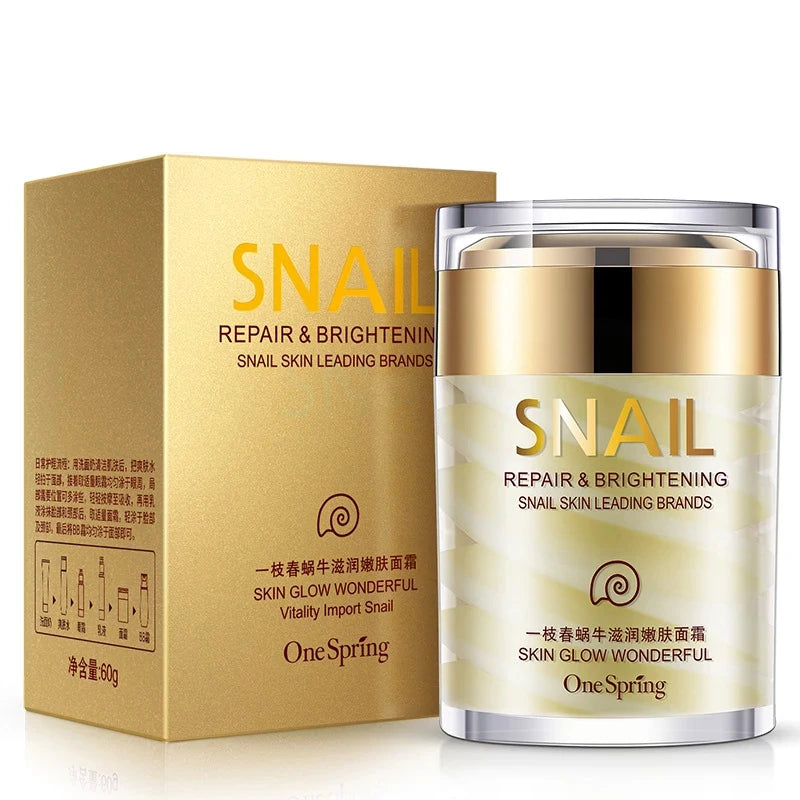 Snail Collagen Moisturizing Cream & Eye Roller Set