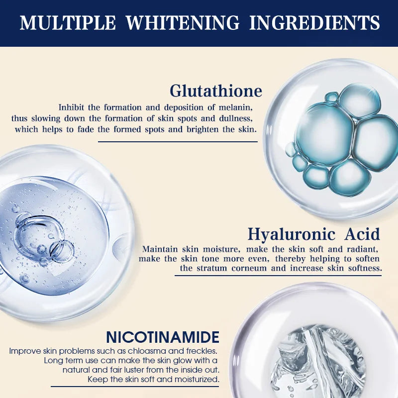 Glutathione Whitening Cream with Niacinamide – 30ml