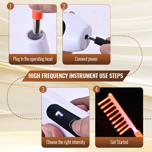 6-in-1 High Frequency RF Beauty Device – Acne & Anti-Aging Skin Care