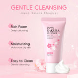 Sakura Foam Face Cleanser – Anti-Acne & Deep Cleansing, 50g