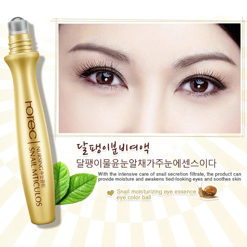 Snail Collagen Moisturizing Cream & Eye Roller Set