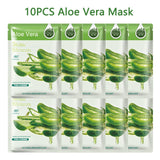 Hydrating & Whitening Facial Sheet Mask – 10 Pcs