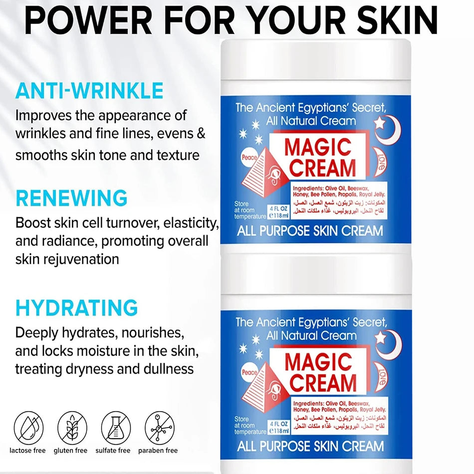 All-Natural Multipurpose Skin Cream – 118ml Duo