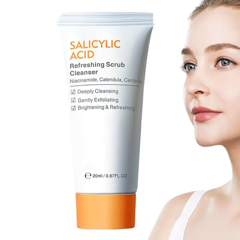 Salicylic Acid Acne Cleanser – Pore Minimizing Scrub 20ml
