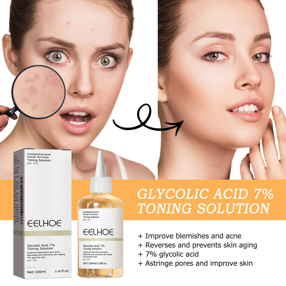 7% Glycolic Acid Exfoliating & Hydrating Facial Toner – 100ml