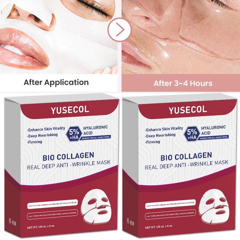 Bio-Collagen Deep Hydration Face Mask – 6-Pack