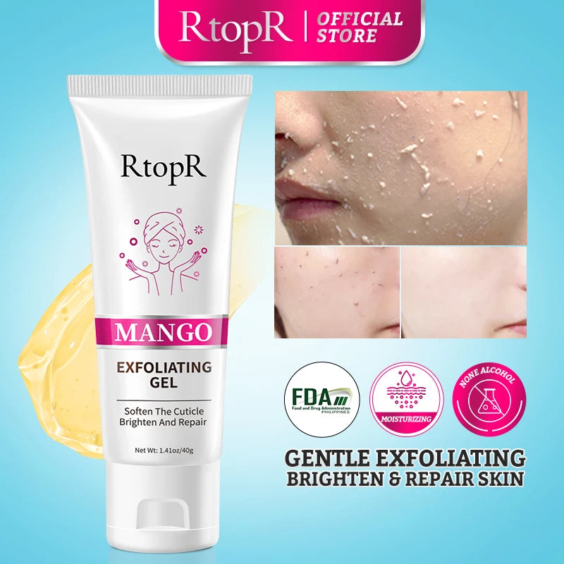 Mango Exfoliating Gel – Gentle Dead Skin Remover & Brightening Scrub (40g)