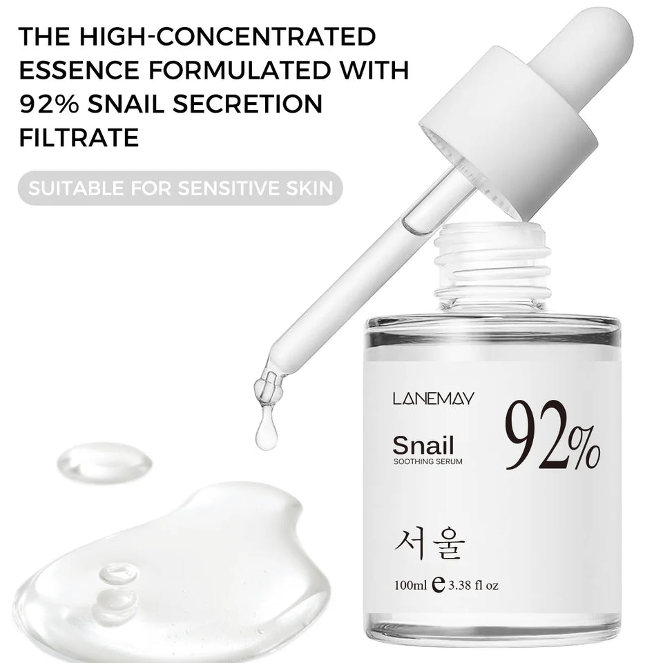 92% Snail Mucin Hydrating Face Serum – 100ml
