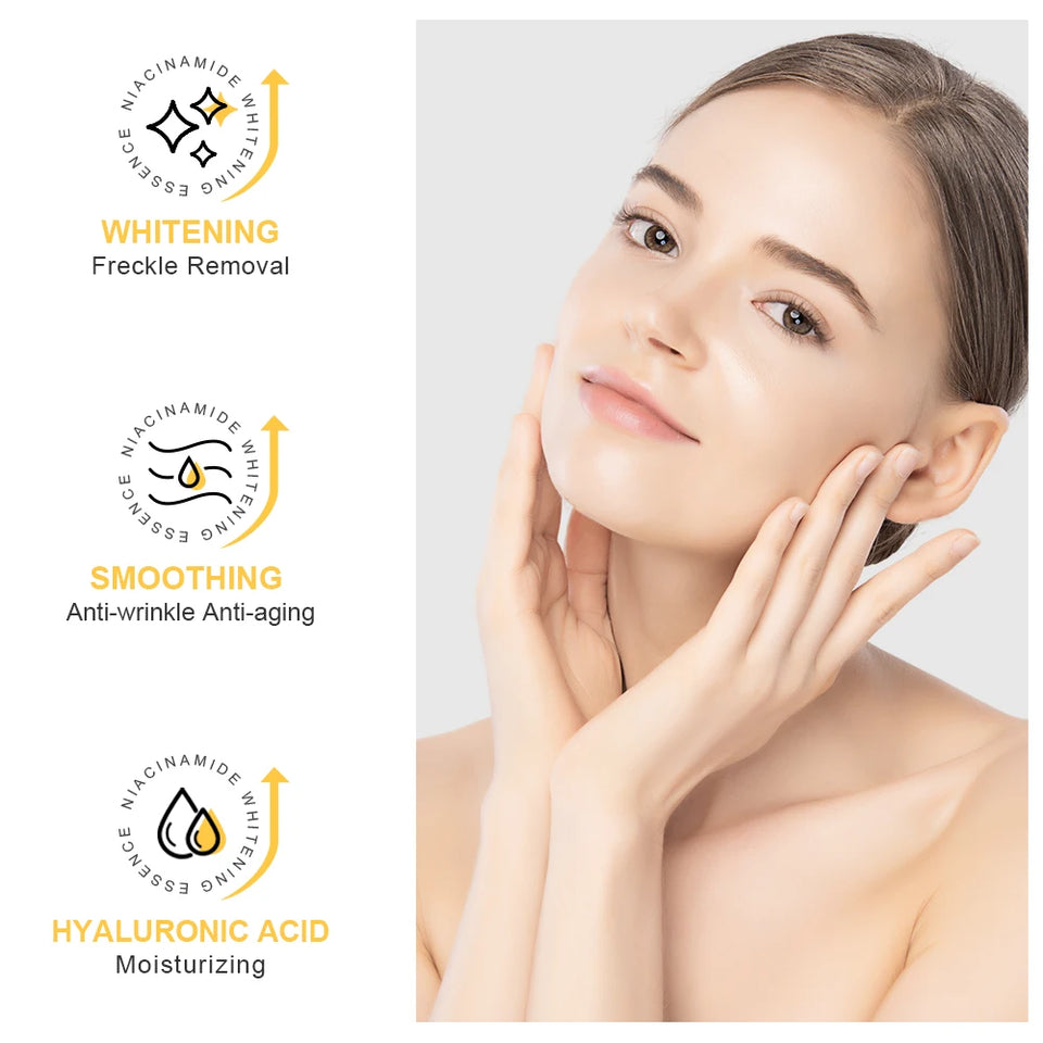 24K Gold Niacinamide Face Serum with Hyaluronic Acid – 15ml