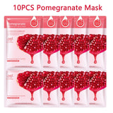 Hydrating & Whitening Facial Sheet Mask – 10 Pcs
