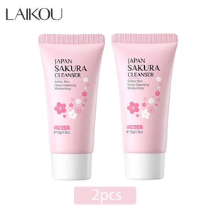 Sakura Foam Face Cleanser – Anti-Acne & Deep Cleansing, 50g